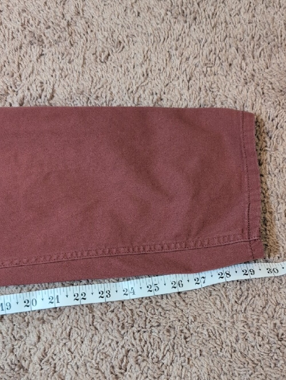 Men's Dusty Rose Casual Pants - Picture 7 of 11